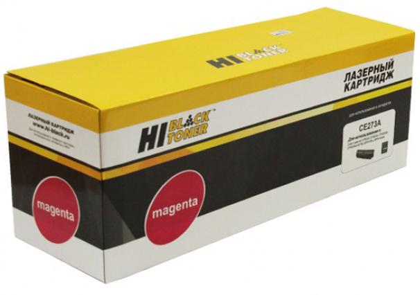 Тонер-картридж HP Color LaserJet CP5520ser/5525/ M750 (цвет: пурпурный) [ресурс: 15 000 стр.] [артикул: HB-CE273A] /совместимый [Hi-Black]/