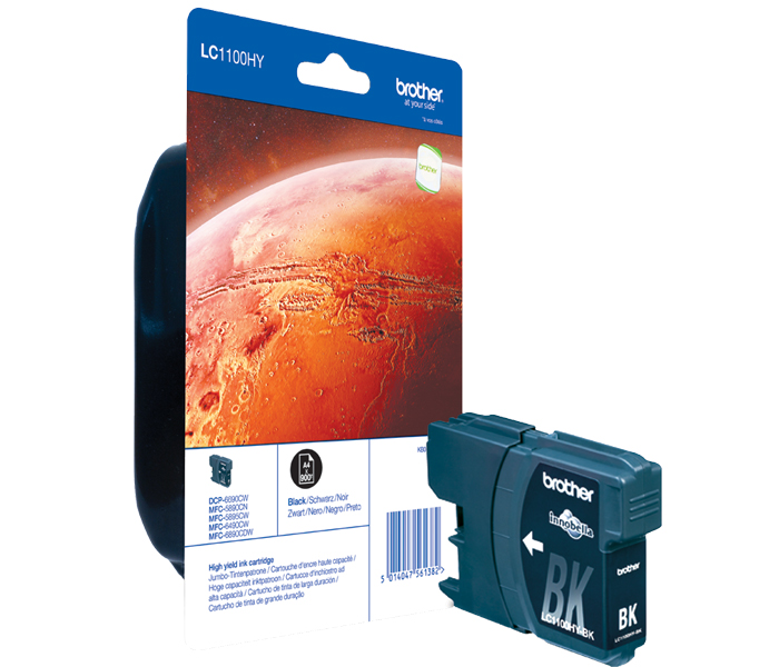 Картридж LC-1100HYBK Brother DCP 6690/ MFC 5890/6890 (цвет: чёрный) [ресурс: 900 стр.] [артикул: LC1100HYBK] /оригинальный/