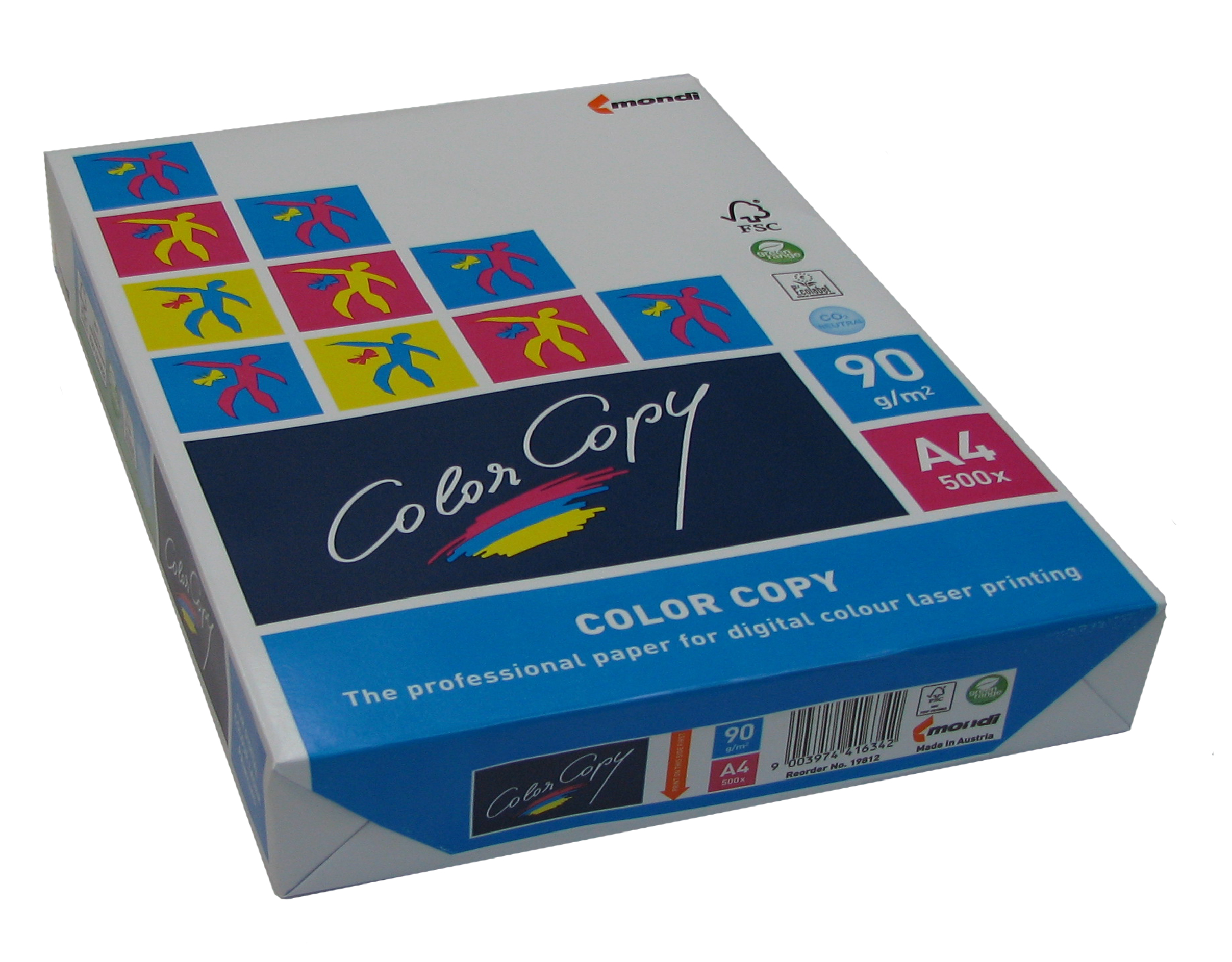 Бумага для лазерной печати Color Copy A4 (90 г/кв.м, 210x297 мм, 500 л/пач)