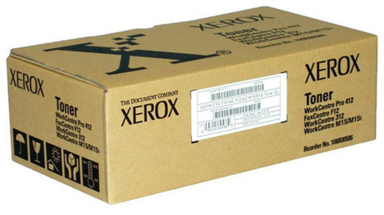 Тонер-картридж Xerox WC 312/ M15/M15i (цвет: чёрный) [ресурс: 6 000 стр.] [артикул: 106R00586] /оригинальный/