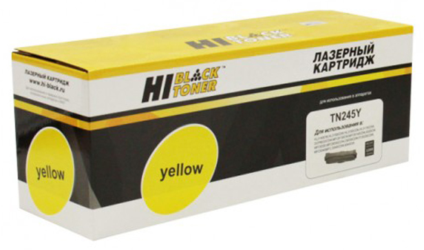 Тонер-картридж Brother HL 3140/3170 (цвет: жёлтый) [ресурс: 2 200 стр.] [артикул: HB-TN-245Y] /совместимый [Hi-Black]/