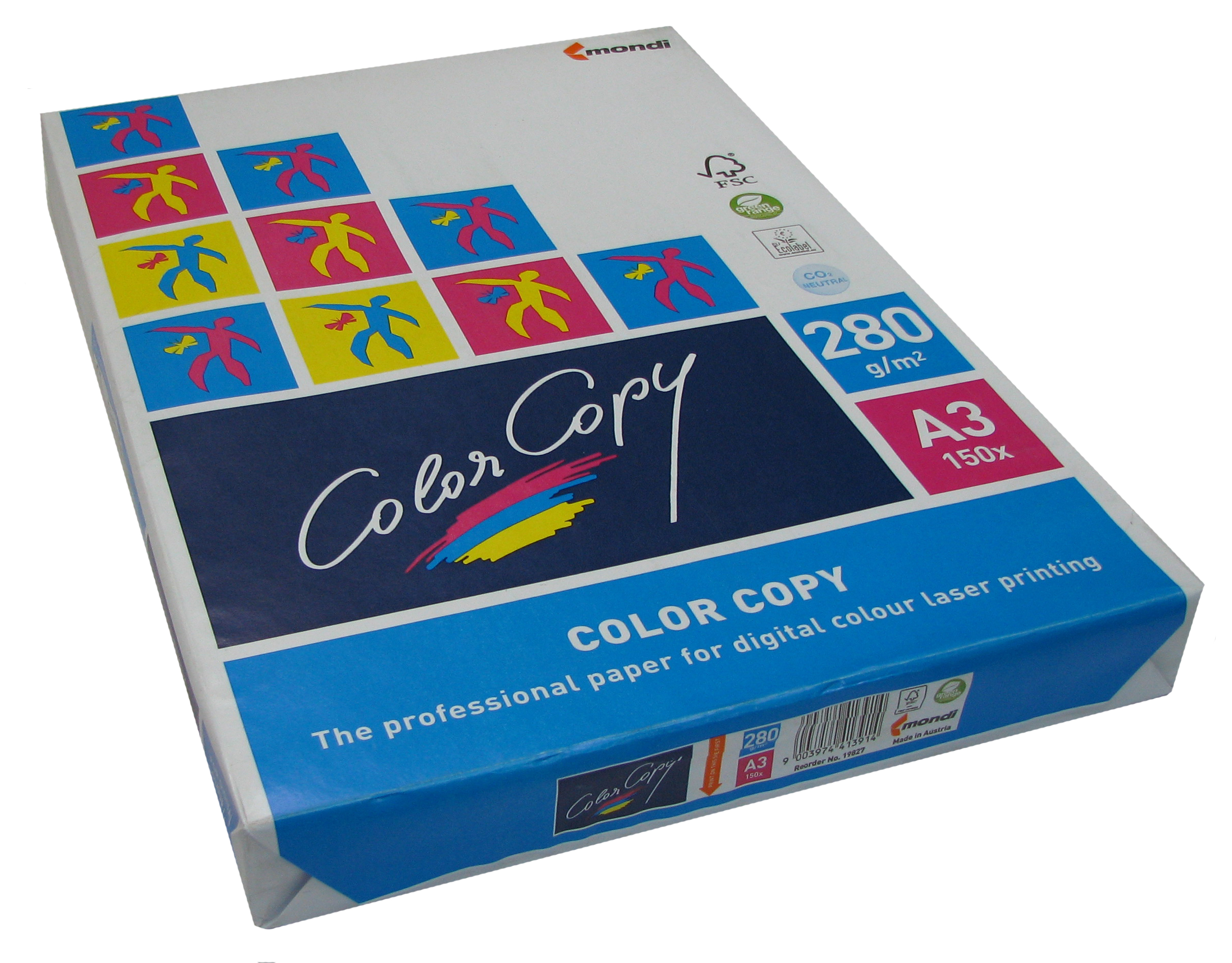 Бумага для лазерной печати Color Copy A3 (280 г/кв.м, 297x420 мм, 150 л/пач)