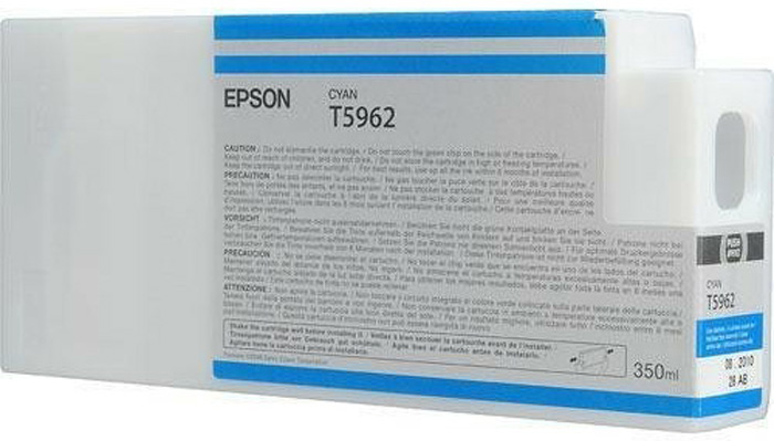 Картридж Epson Stylus Pro 7700/9900 (цвет: голубой) [объем: 350 мл] [артикул: C13T596200] /оригинальный/ [R]