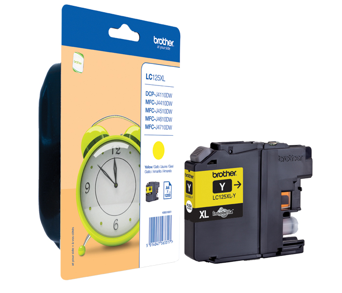 Картридж LC-565XLY Brother MFC J2310/3720 (цвет: жёлтый) [ресурс: 1 200 стр.] [артикул: LC565XLY] /оригинальный/