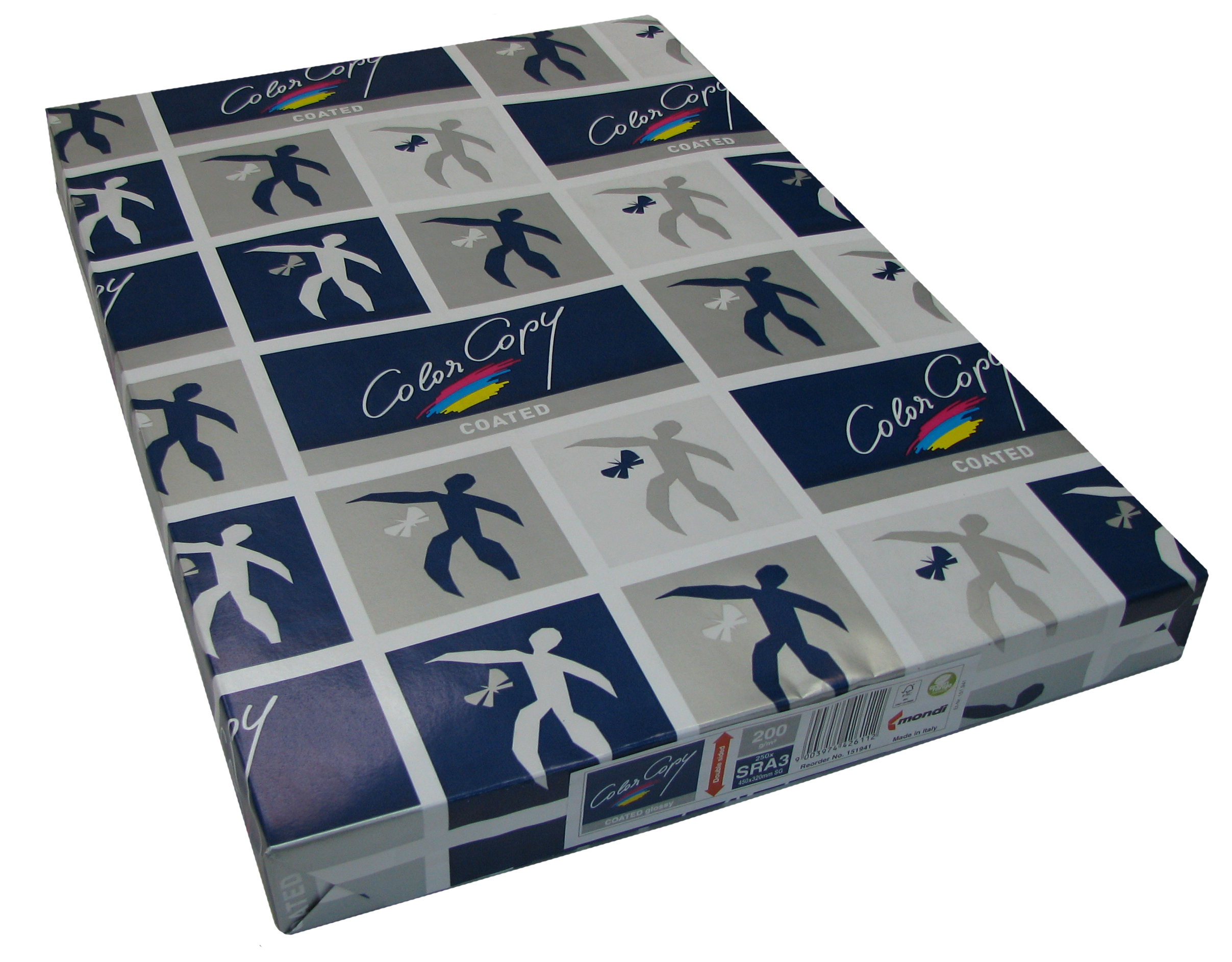 Бумага для лазерной печати Color Copy Glossy (глянцевая) SRA3 (200 г/кв.м, 320x450 мм, 250 л/пач)