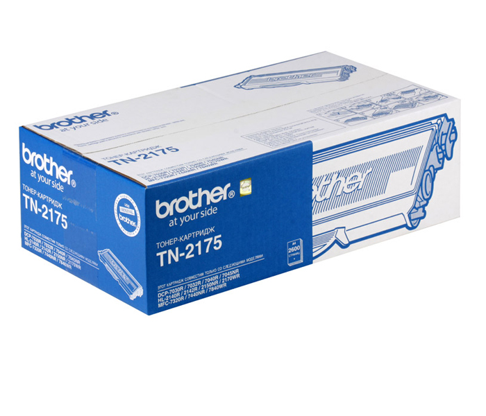 Тонер-картридж TN-2175 Brother HL 2140/2170/  DCP 7030/7045/ MFC 7320/7840 (цвет: черный) [ресурс: 2 600 стр.] [артикул: TN2175] /оригинальный/