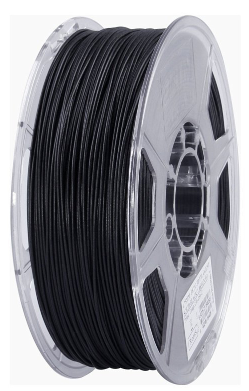 Проволока PETG-пластик ESUN для печати на 3D-принтерах (диаметр нити: 1,75 мм, вес катушки: 1 кг, цвет: черный)