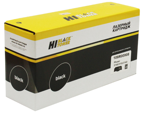 Тонер-картридж Xerox Phaser 3140/3155/3160 (чёрный) [1500 стр.] [HB-108R00908] /Hi-Black/