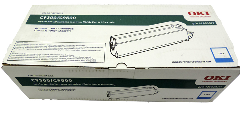 41963677 Тонер-картридж Oki C9300/9500 (голубой) [15000 страниц] /Оригинальный/ [R]