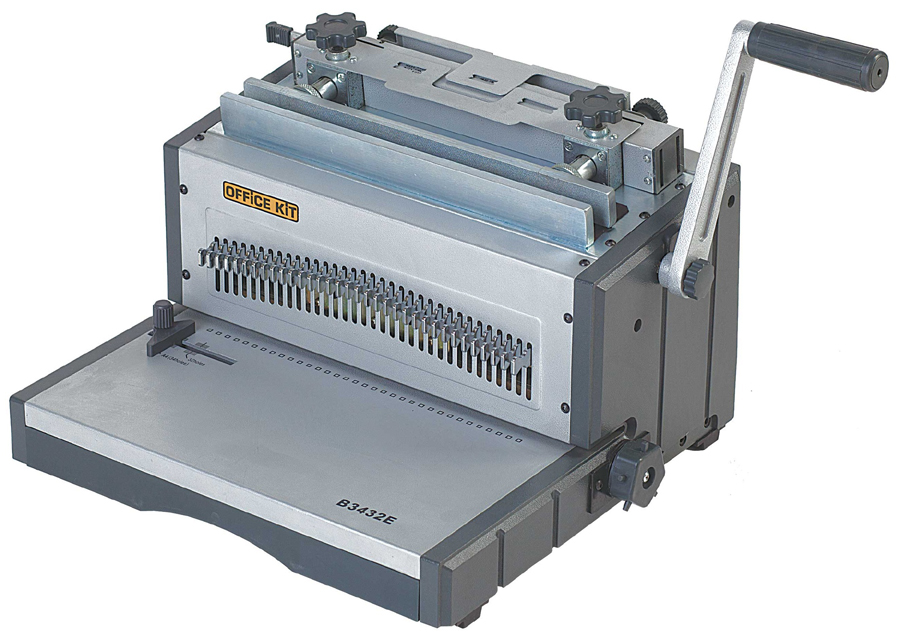 Брошюровщик для металлических пружин Office Kit B 3432E (до 32 листов)