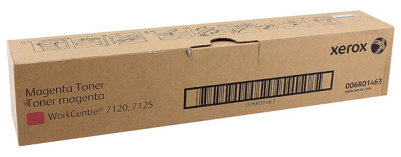 Тонер-картридж Xerox WC 7120/7125/7220/7225 (цвет: пурпурный) [ресурс: 15 000 стр.] [артикул: 006R01463] /оригинальный/