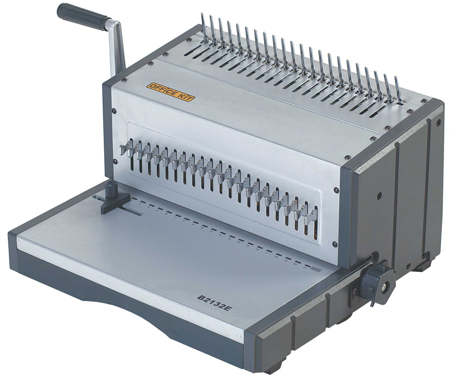 Брошюровщик для пластиковых пружин Office Kit B 2132E (до 32 листов)