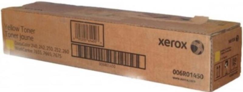 Тонер-картридж Xerox DC 240/250/242/252/260 (цвет: желтый) [ресурс: 2 х 34000 стр.] [артикул: 006R01450] /оригинальный/