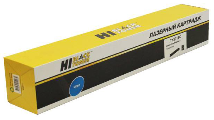 Тонер-картридж Kyocera-Mita TASKalfa 2550 (цвет: голубой) [ресурс: 6 000 стр.] [артикул: HB-TK-8315C] /совместимый [Hi-Black]/