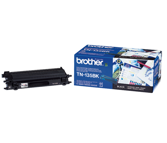 Тонер-картридж TN-135BK Brother HL 4040/4070/ DCP 9040/9045/ MFC 9440/9840 (цвет: чёрный) [ресурс: 5 000 стр.] [артикул: TN135BK] /оригинальный/