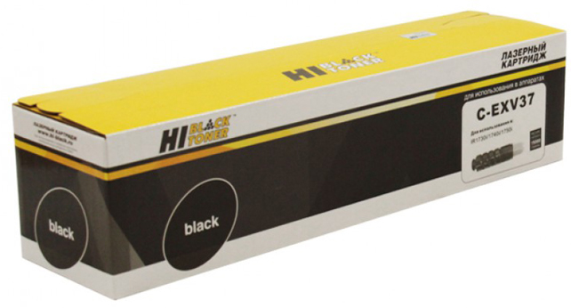 Тонер-картридж Canon iR-1700ser/1750 (цвет: чёрный) [ресурс: 15 000 стр.] [артикул: HB-C-EXV37] /совместимый [Hi-Black]/