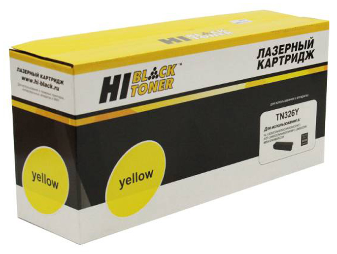 Тонер-картридж Brother HL L8250/8350 (цвет: жёлтый) [ресурс: 3 500 стр.] [артикул: HB-TN-326Y] /совместимый [Hi-Black]/