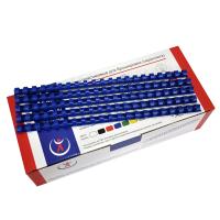 Пластиковые пружины для переплета 6 мм синие (100 шт./уп.)