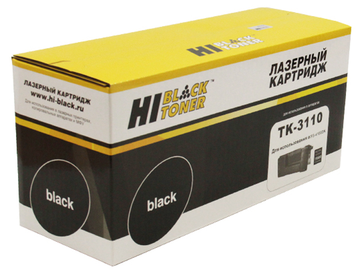 Тонер-картридж Kyocera-Mita FS 4100 (цвет: чёрный) [ресурс: 15 500 стр.] [артикул: HB-TK-3110] /совместимый [Hi-Black]/