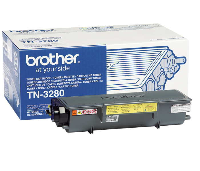 Тонер-картридж TN-3280 Brother HL 5340/5380/ DCP 8070/8085/ MFC 8370/8890 (цвет: черный) [ресурс: 8 000 стр.] [артикул: TN3280] /оригинальный/