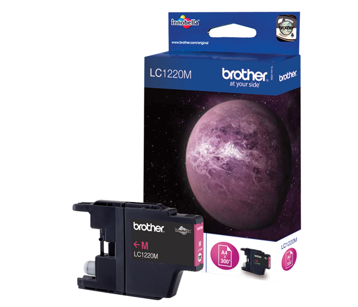 Картридж LC-1220M Brother DCP J525/925/ MFC J430/825 (цвет: пурпурный) [ресурс: 300 стр.] [артикул: LC1220M] /оригинальный/