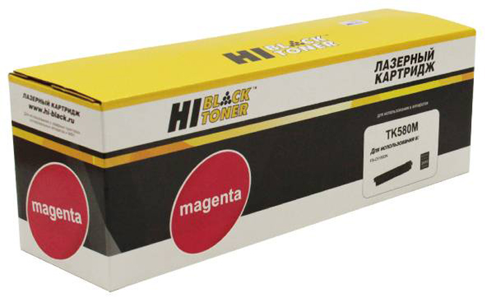 Тонер-картридж Kyocera Mita FS C5150/ EcoSys P6021 (цвет: пурпурный) [ресурс: 2 800 стр.] [артикул: HB-TK-580M] /совместимый [Hi-Black]/