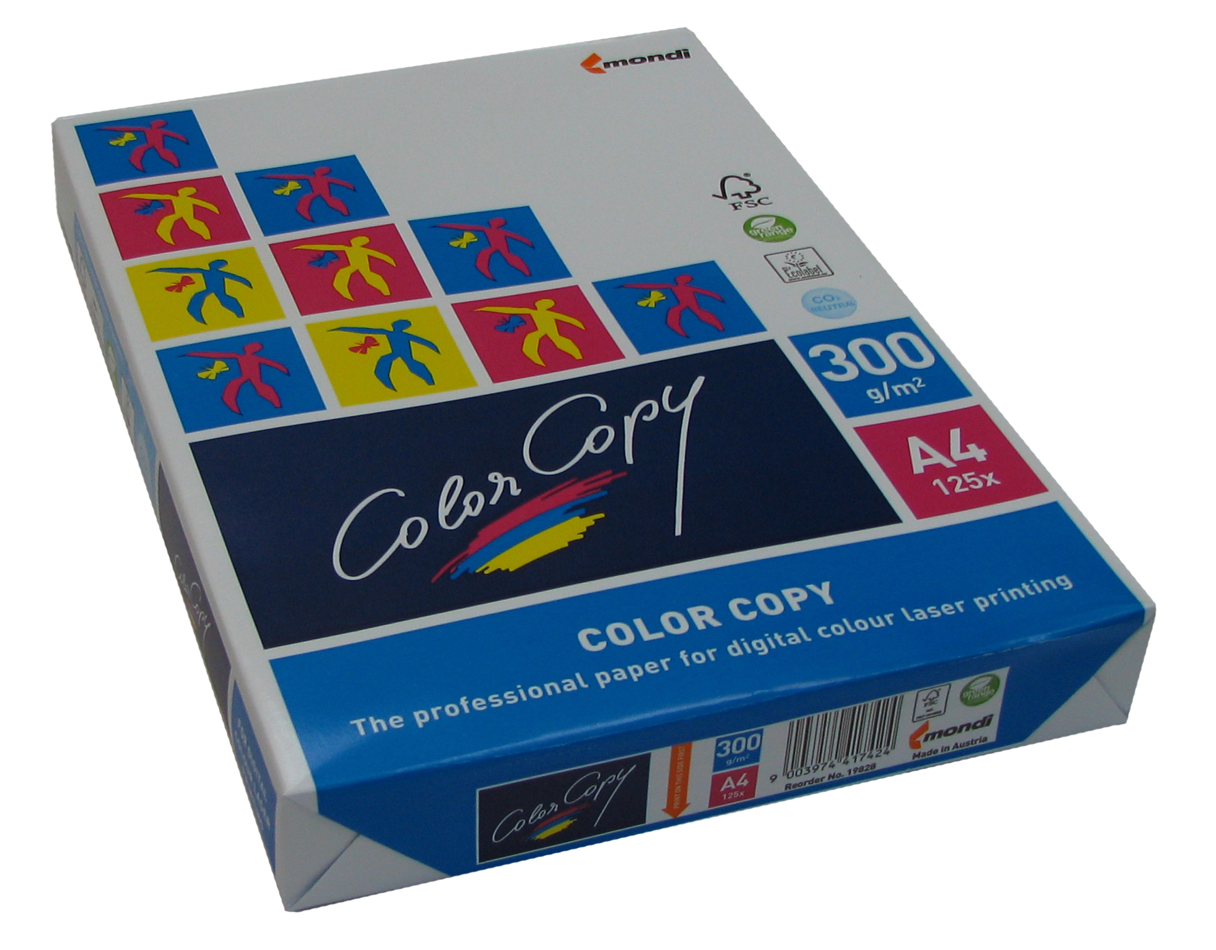 Бумага для лазерной печати Color Copy A4 (300 г/кв.м, 210x297 мм, 125 л/пач)
