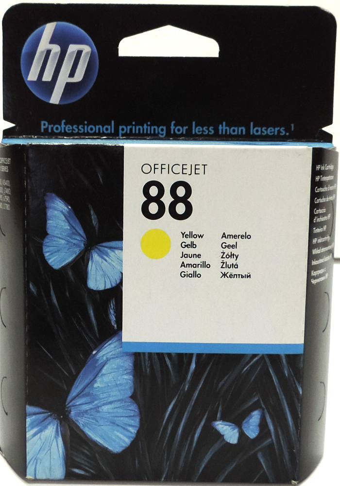 C9388AE Картридж №88 HP OfficeJet Pro K550/5400/8600/ L7400/7480/7580/90/7680/7780 (желтый) [10мл] [R]