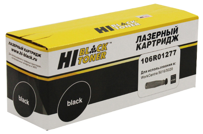 Тонер-картридж Xerox WC 5016/5020B (чёрный) [6300 стр.] [HB-106R01277] /Hi-Black/