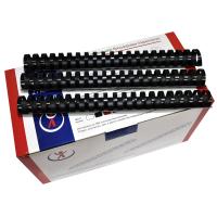 Пластиковые пружины для переплета 28 мм черные (50 шт./уп.)