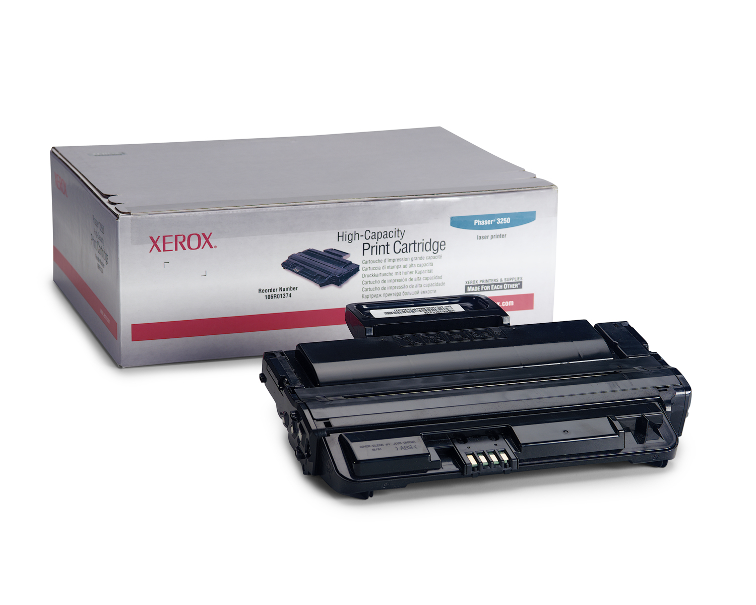 Принт-картридж Xerox Phaser 3250 (цвет: чёрный) [ресурс: 5 000 стр.] [артикул: 106R01374] /оригинальный/