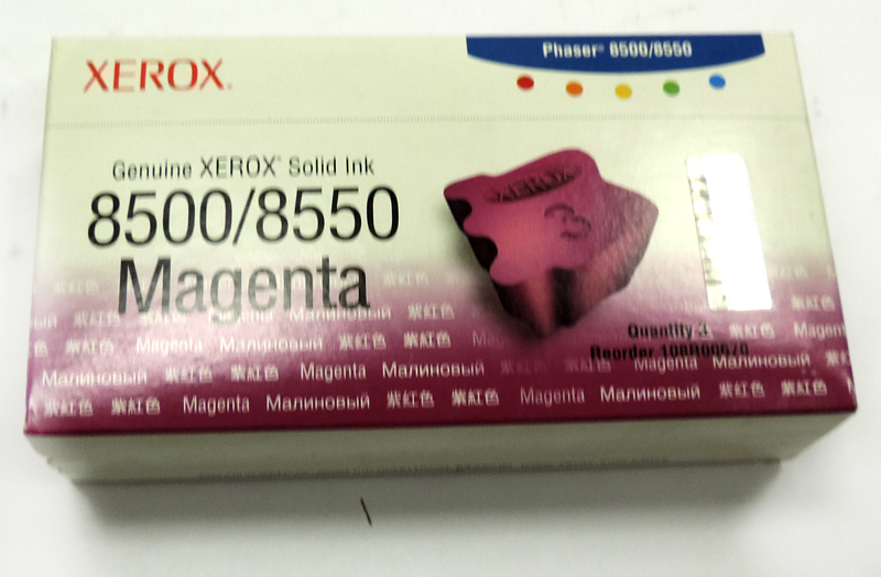 108R00670 Картридж твердочернильный (3шт/уп) Xerox Phaser 8500/8550 (пурпурный) [3x1000 страниц] [R]