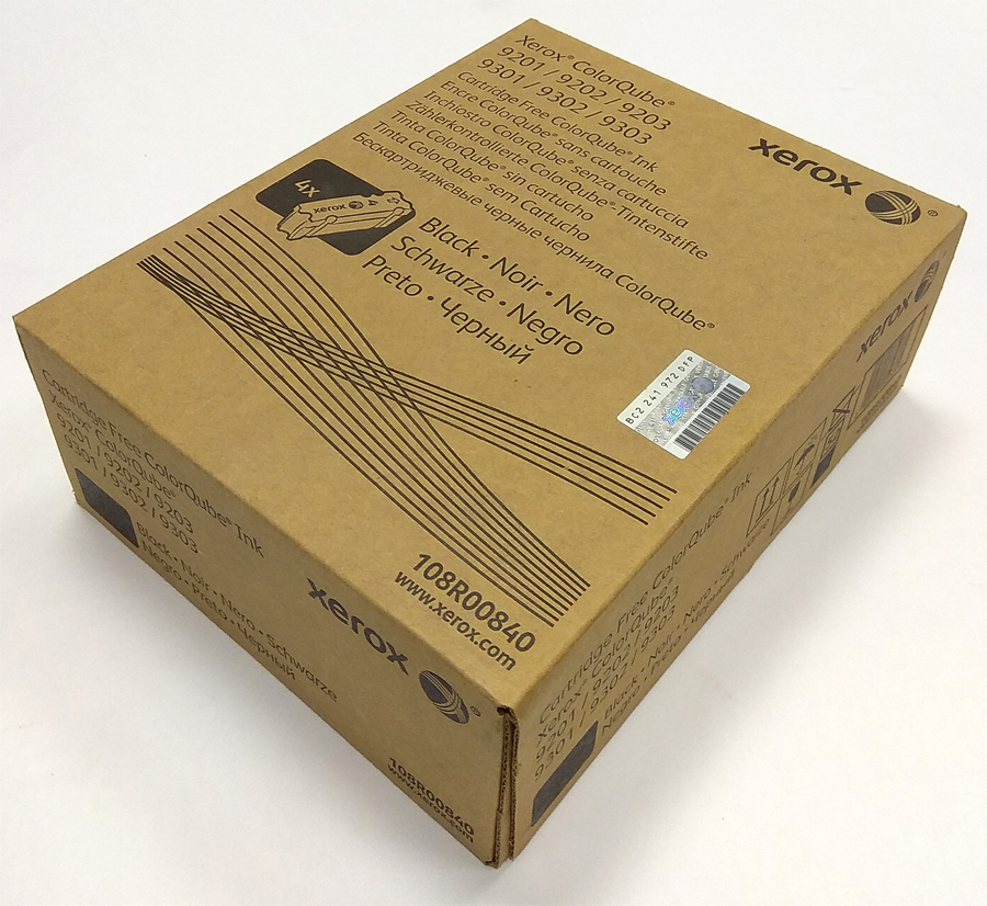Картридж твердочернильный (4шт./уп) Xerox CQ 9201/9202/9203/ 9301/9302/9303 (черный) [4x10000 страниц] [артикул 108R00840] /Оригинальный/ [R]