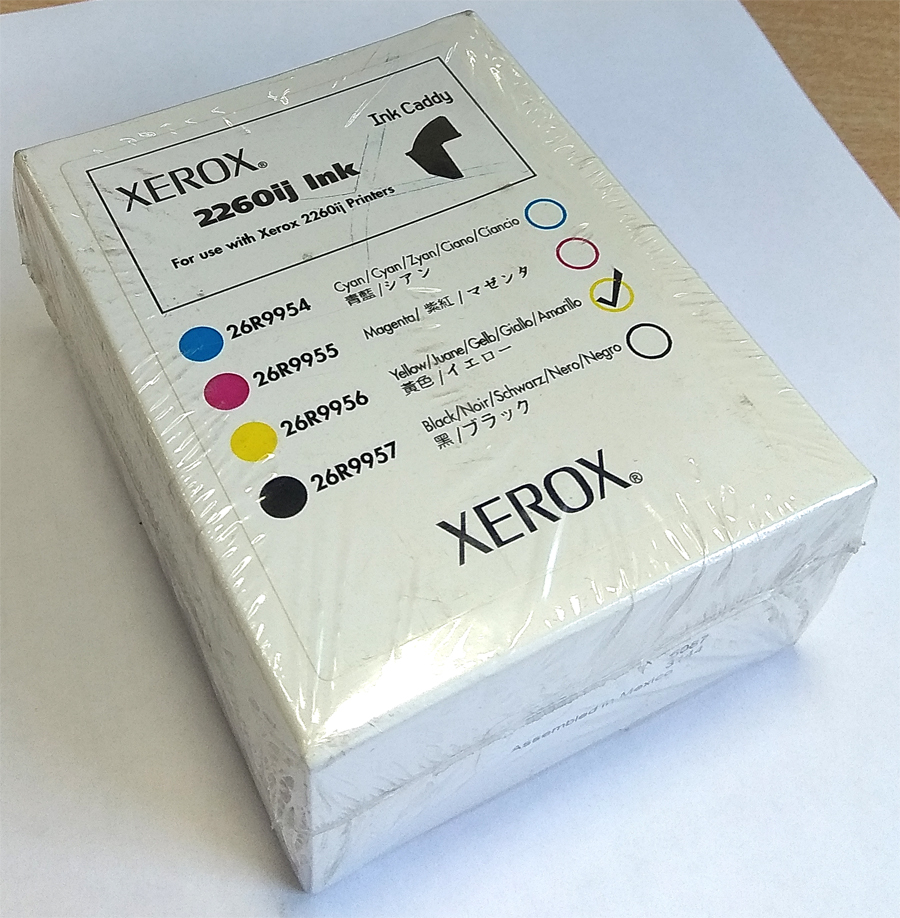 Картридж Dye Xerox 2260ij (желтый) [50 мл] [артикул 026R09956] /Оригинальный/ [R]