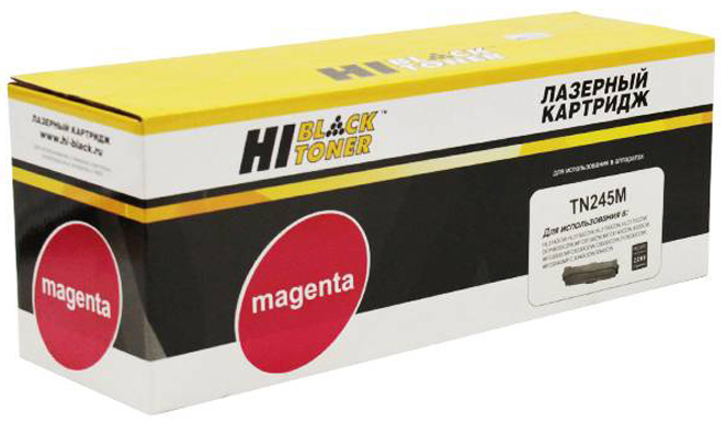 Тонер-картридж Brother HL 3140/3170 (цвет: пурпурный) [ресурс: 2 200 стр.] [артикул: HB-TN-245M] /совместимый [Hi-Black]/