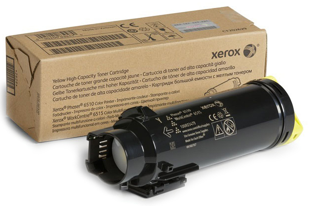 Тонер-картридж Xerox Phaser 6510/ WC 6515 (цвет: жёлтый) [ресурс: 4 300 стр.] [артикул: 106R03695] /оригинальный/