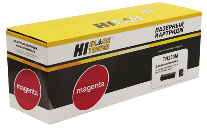 Тонер-картридж Brother HL 3040/3070/ MFC 9010/9120 (цвет: пурпурный) [ресурс: 1 400 стр.] [артикул: HB-TN-230M] /совместимый [Hi-Black]/