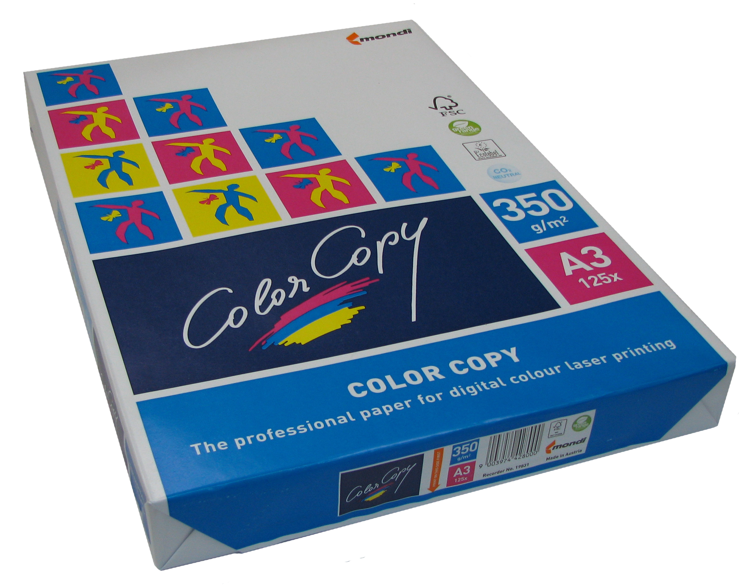Бумага для лазерной печати Color Copy A3 (350 г/кв.м, 297x420 мм, 125 л/пач)