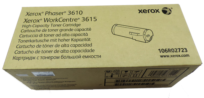 106R02723 Тонер-картридж Xerox Phaser 3610/WC 3615 (черный) [14100 страниц] [R]