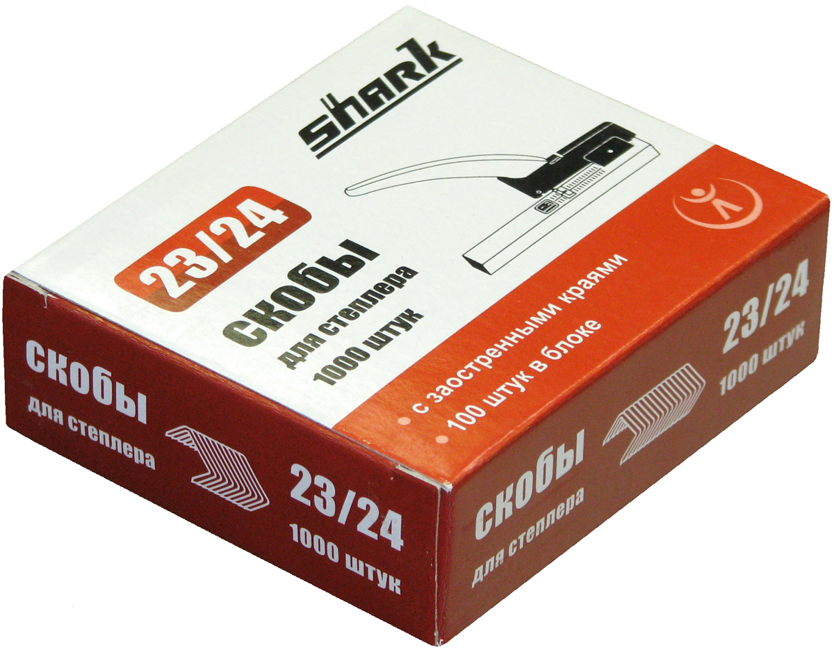 Скобы для степлера Shark 23/24 (1000шт./уп)