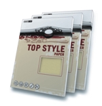 Дизайнерская (текстурная) бумага SmartLine Top Style Fine Linen "Лён" (белая) A4 (220 г/кв.м, 210x297 мм, 20 л/пач)