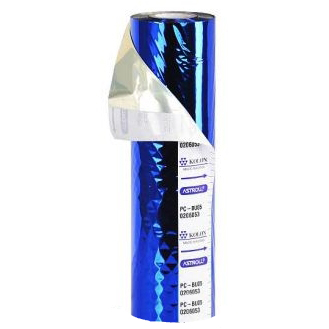 Фольга для горячего ламинирования "Глянцевая" (210мм х 120м, цвет: синий)