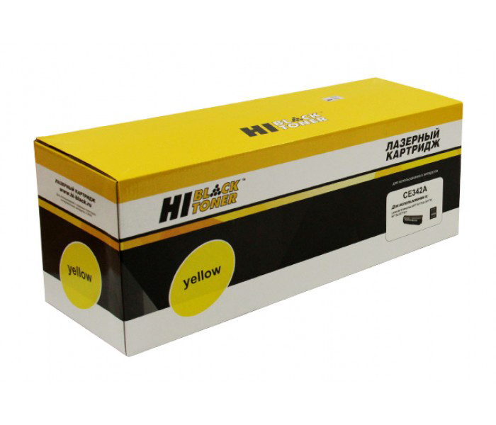 Тонер-картридж HP Color LaserJet M775 (цвет: жёлтый) [ресурс: 16 000 стр.] [артикул: HB-CE342A] /совместимый [Hi-Black]/