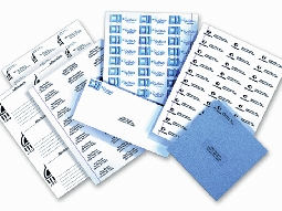 Бумажные наклейки для лазерной и струйной печати Xerox A4:30 (30 наклеек  на листе, 70x29,7 мм, 100 л/пач) (прямые углы) [арт. 003R97409]