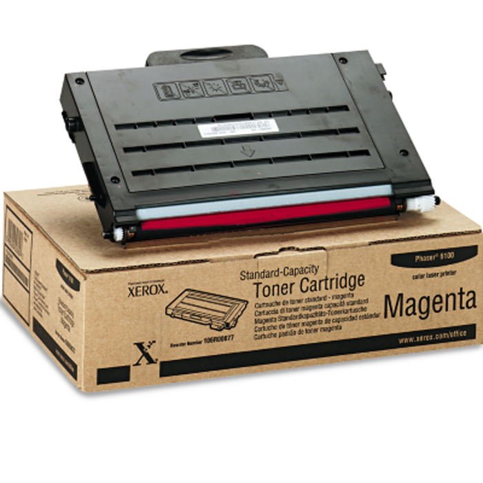 Тонер-картридж Xerox Phaser 6100 (цвет: пурпурный) [ресурс: 5 000 стр.] [артикул: 106R00681] /оригинальный/