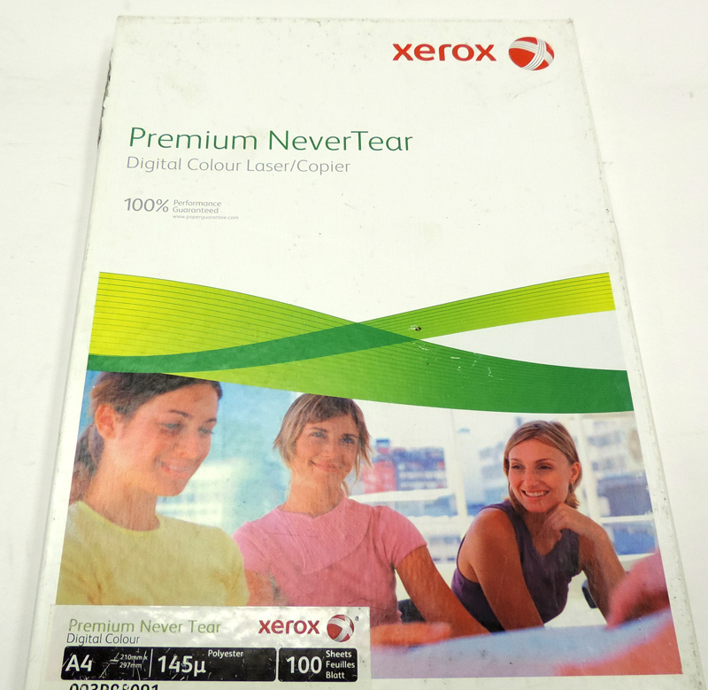 003R98091 Полиэстровая белая пленка Xerox NeverTear A4 (145мкм, 195г/м, 100л/п) [R]