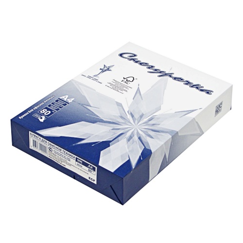 Бумага для офисной печати "Снегурочка" A3 (80 г/кв.м, 297x420 мм, 500 л/пач)
