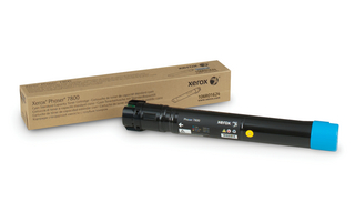 Тонер-картридж Xerox Phaser 7800 (цвет: голубой) [ресурс: 6000 стр.] [артикул: 106R01624] /оригинальный/
