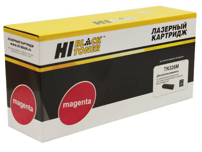 Тонер-картридж Brother HL L8250/8350 (цвет: пурпурный) [ресурс: 3 500 стр.] [артикул: HB-TN-326M] /совместимый [Hi-Black]/