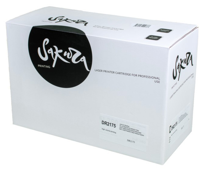 Копи-картридж Brother HL 2140/2170/  DCP 7030/7045/ MFC 7320/7840 (цвет: чёрный) [ресурс: 12 000 стр.] [артикул: SAC-DR2175] /совместимый [Sakura]/